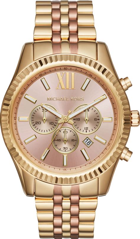 michael kors two tone women'|Michael Kors lexington lux.